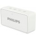 Philips BT64W/94 Bluetooth Speaker, Wireless, Portable, White